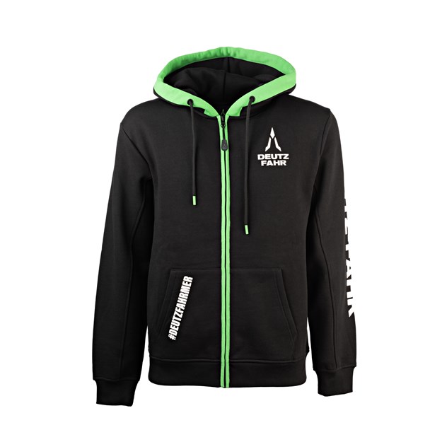 Immagine di Felpa nera uomo #DEUTZFAHRMER